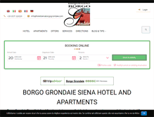 Tablet Screenshot of hotelsienaborgogrondaie.com